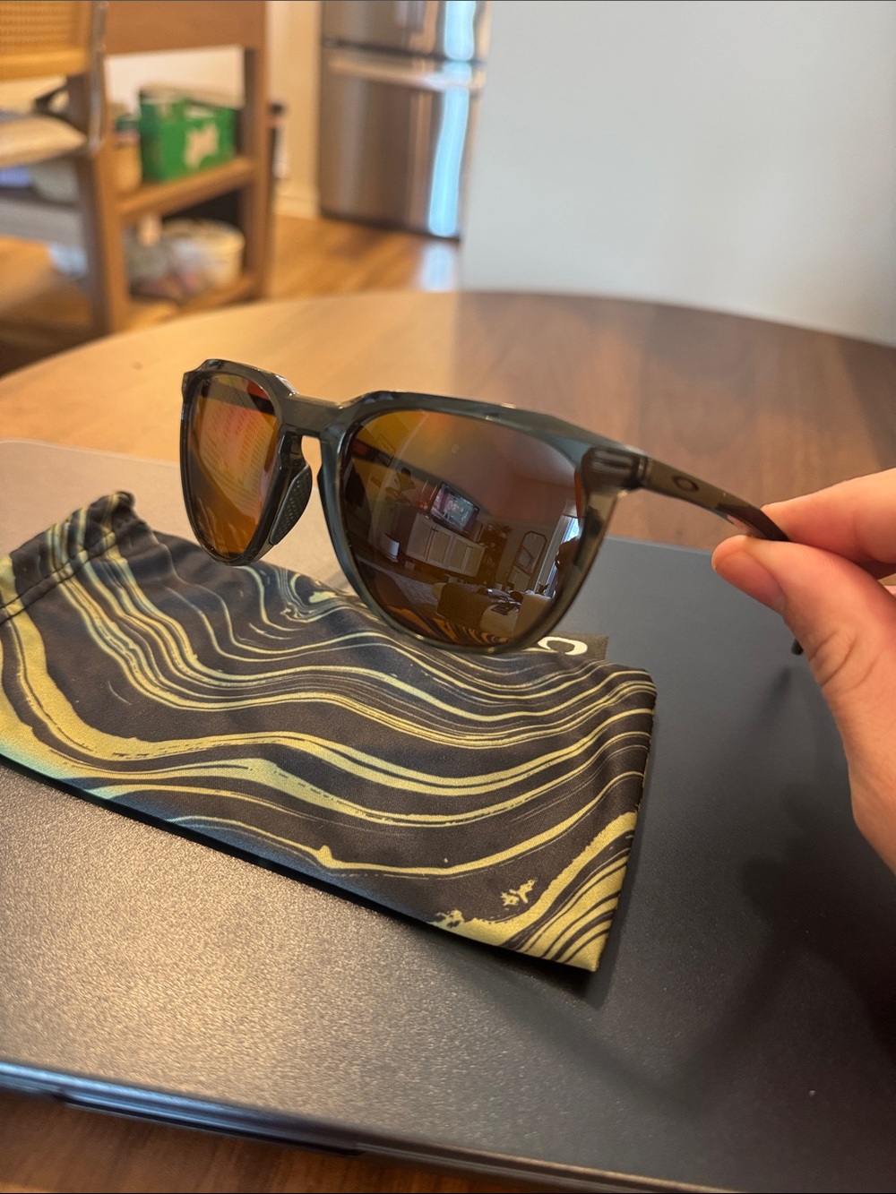 Oakley Thurso Sunglasses with Prizm Tungsten Polarized Lens